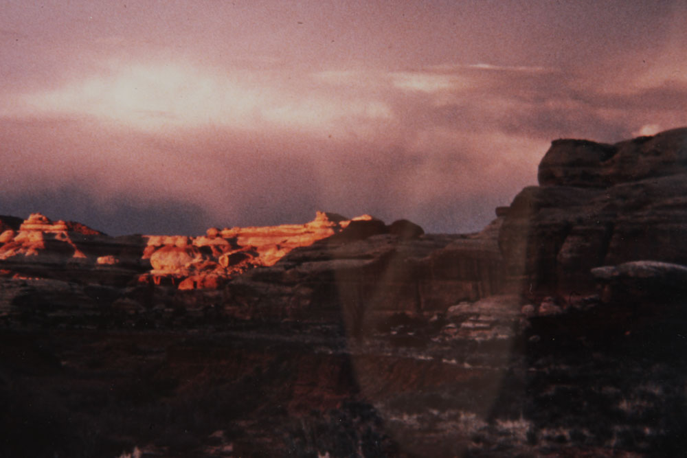 Color Photographs of Canyon Scenes