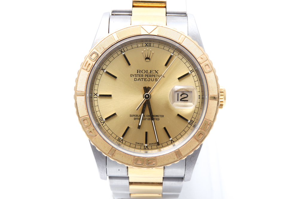 Rolex Datejust Thunderbird Turn-O-Graph 18K and Stainless Steel Watch