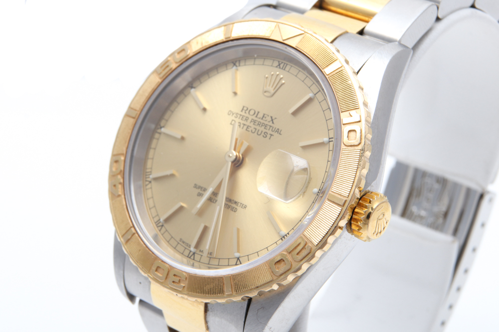 Rolex Datejust Thunderbird Turn-O-Graph 18K and Stainless Steel Watch