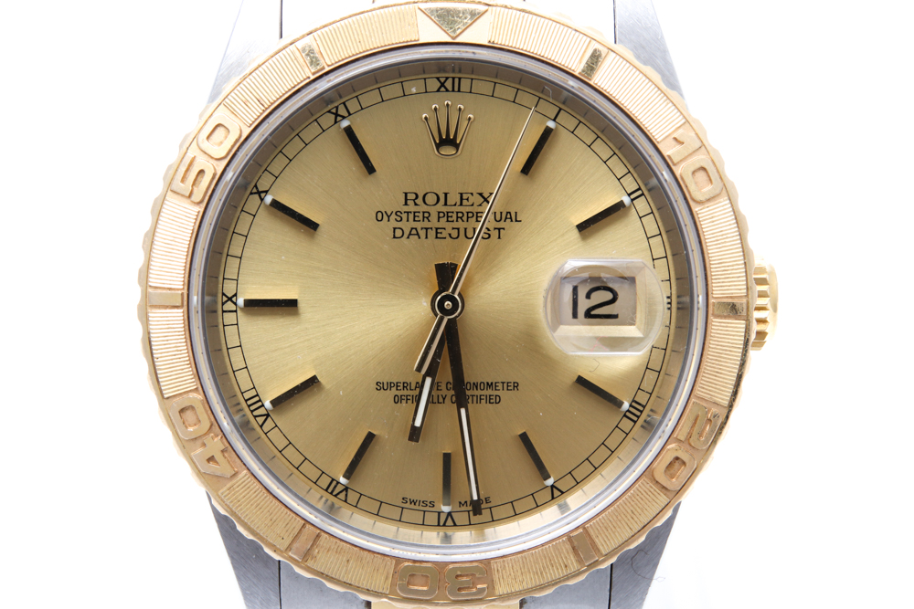 Rolex Datejust Thunderbird Turn-O-Graph 18K and Stainless Steel Watch
