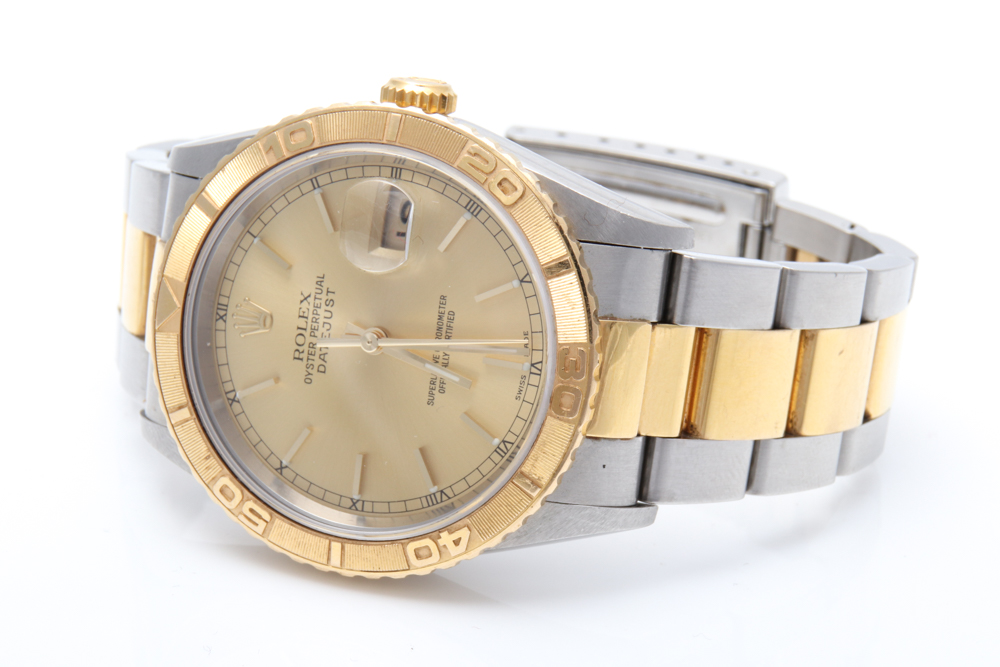 Rolex Datejust Thunderbird Turn-O-Graph 18K and Stainless Steel Watch