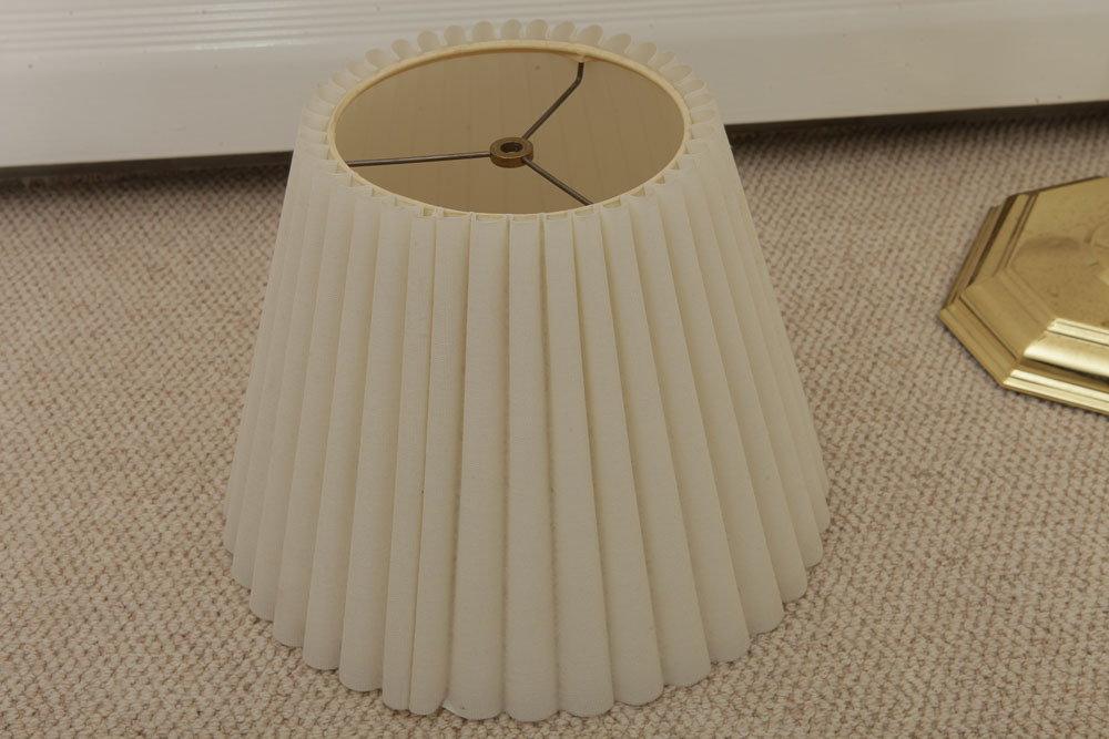 Brass-Tone Floor Lamp