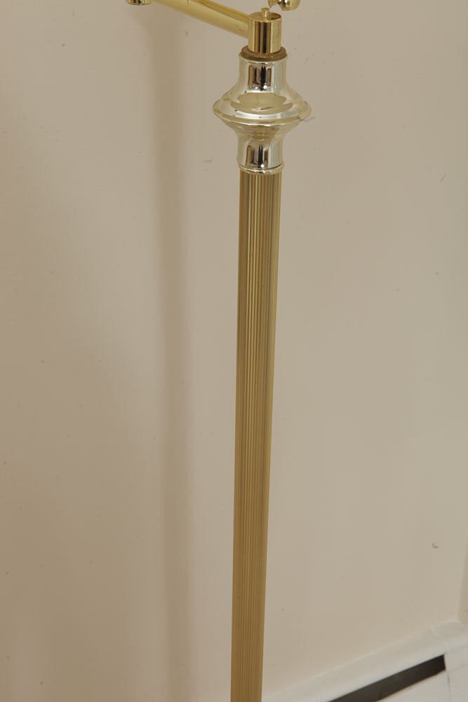 Brass-Tone Floor Lamp