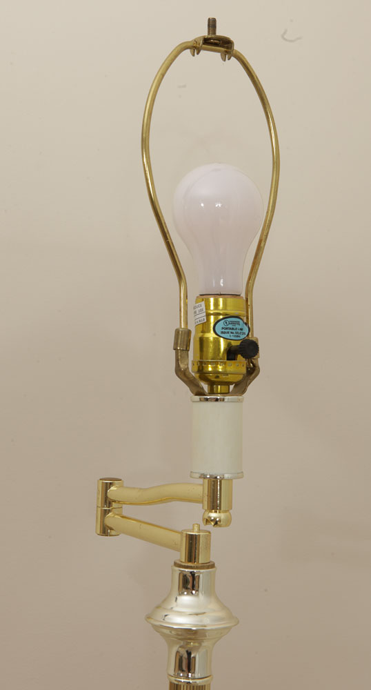 Brass-Tone Floor Lamp