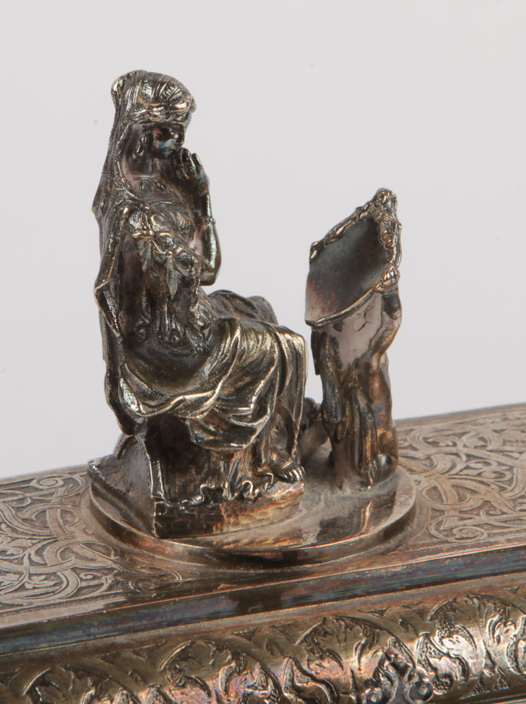 Elkington & Co. Renaissance Revival Silver Plate Humidor