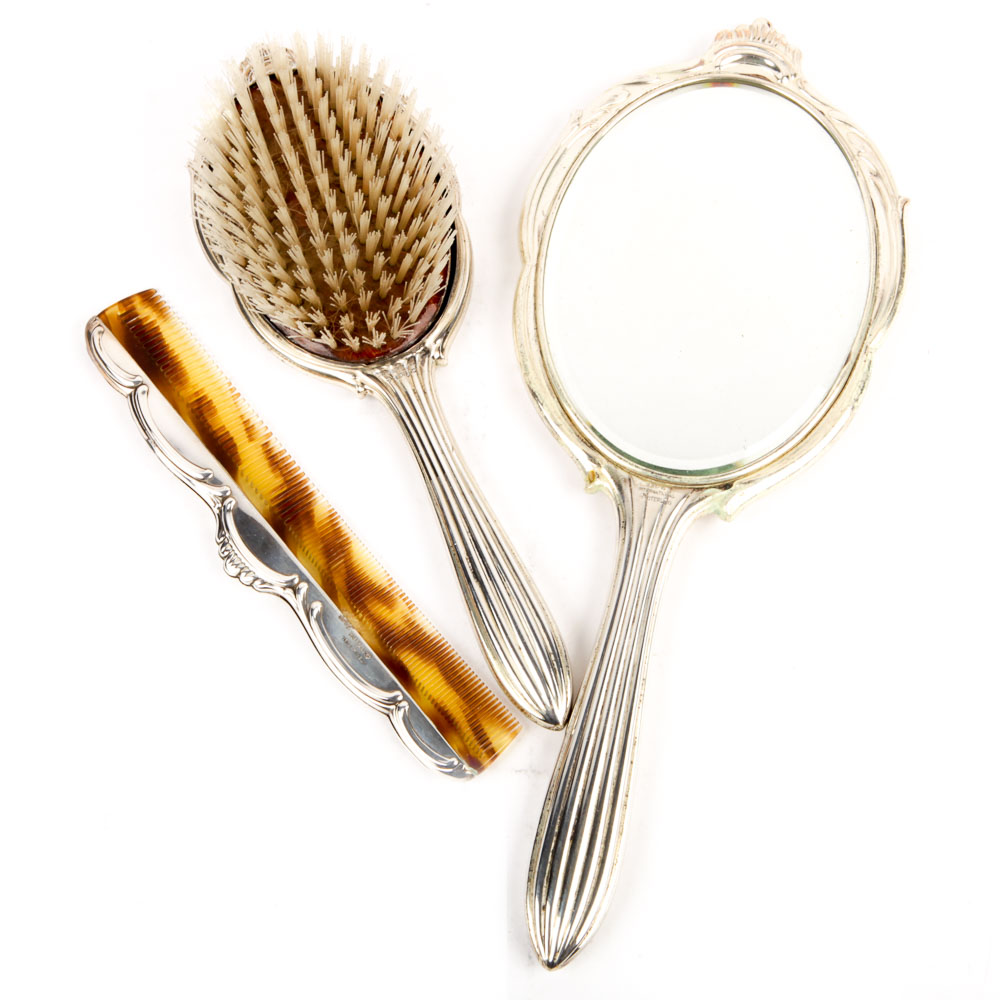 International Silver Co. Sterling Silver Vanity Set