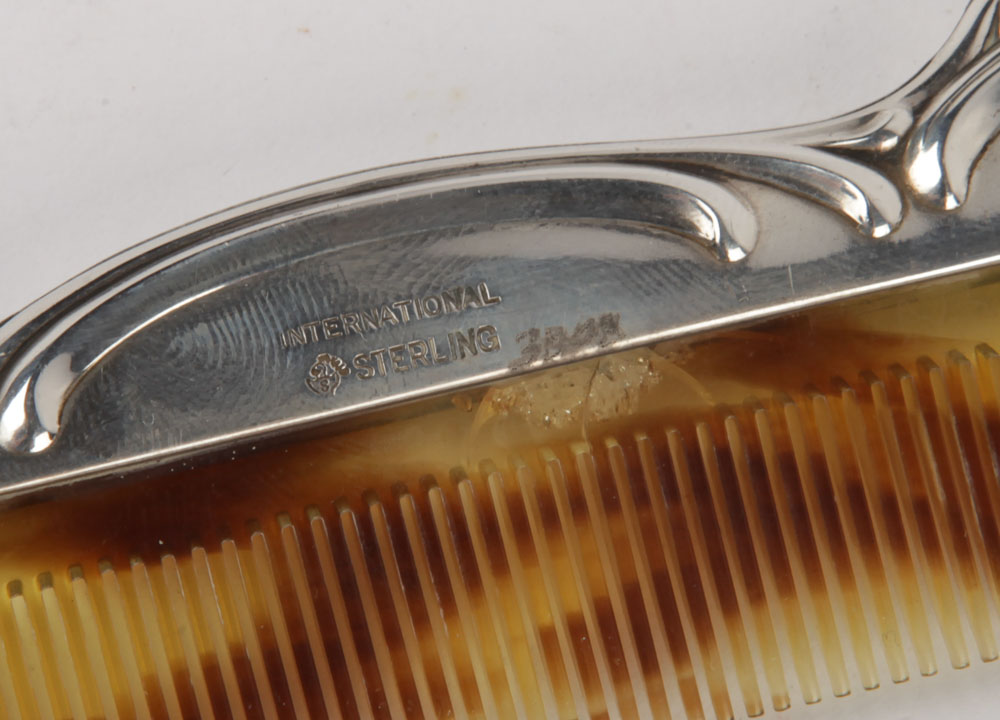 International Silver Co. Sterling Silver Vanity Set