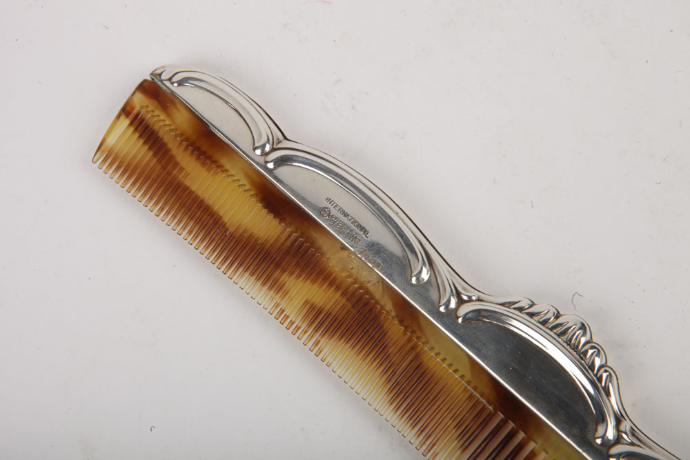 International Silver Co. Sterling Silver Vanity Set