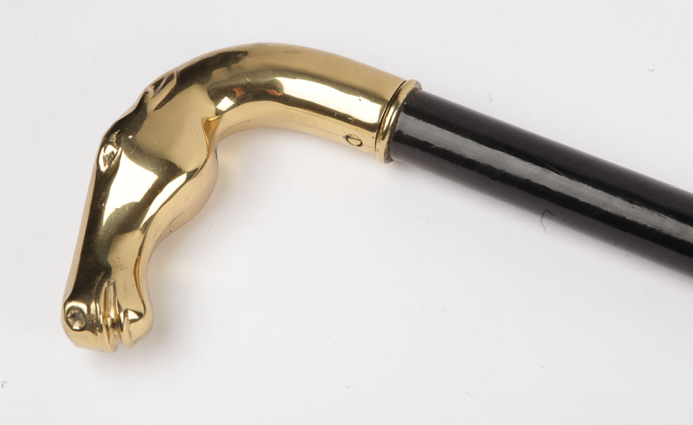 Parasol and Lacquered Brass Cane