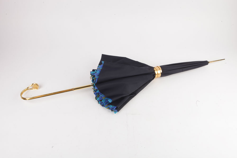 Parasol and Lacquered Brass Cane