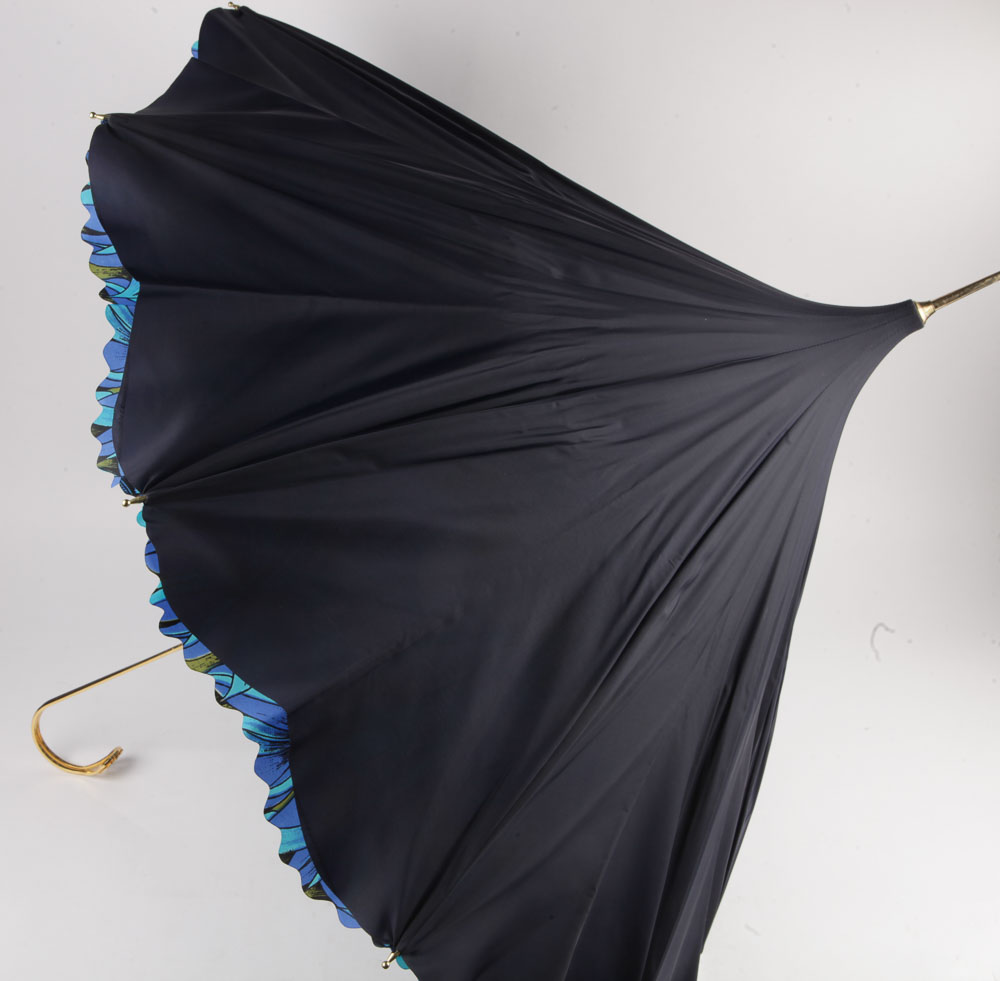 Parasol and Lacquered Brass Cane