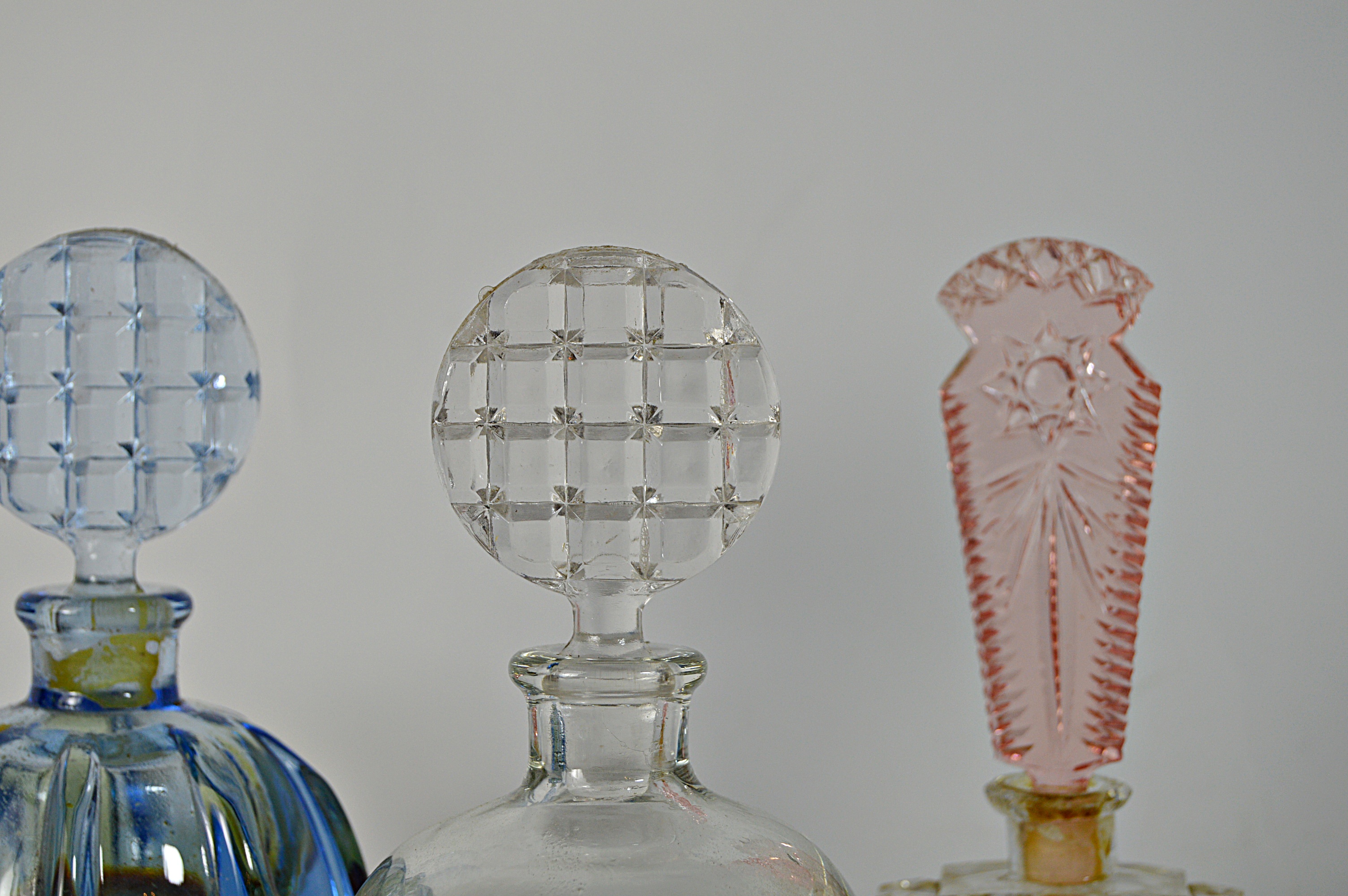 Vintage Art Glass Perfume Bottles