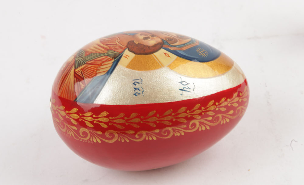 Hand-Painted Russian Orthodox Easter Egg