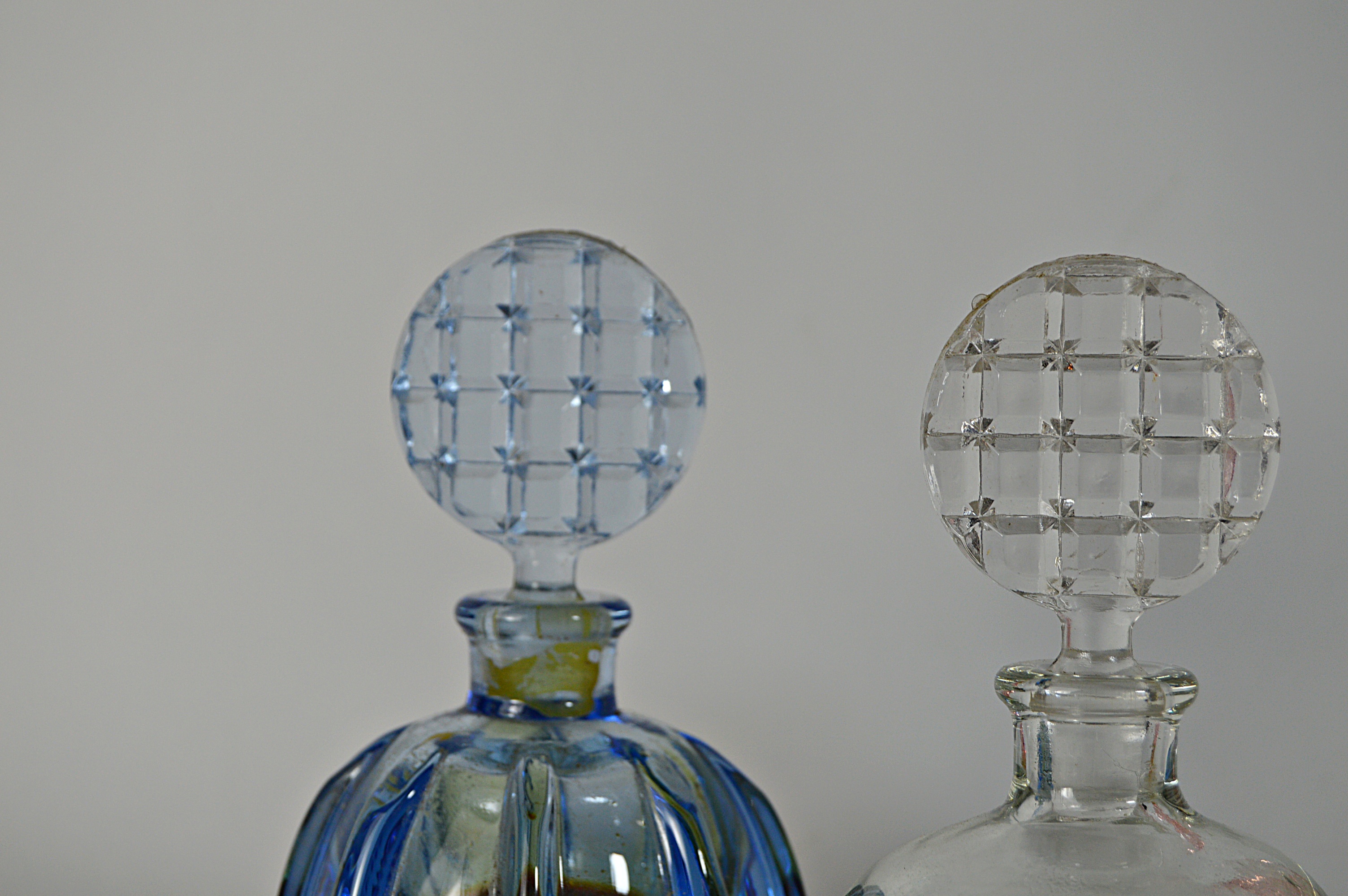 Vintage Art Glass Perfume Bottles
