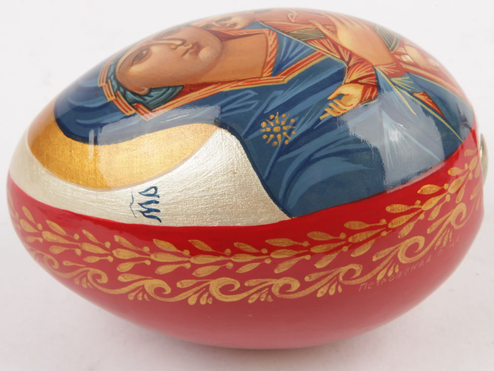 Hand-Painted Russian Orthodox Easter Egg