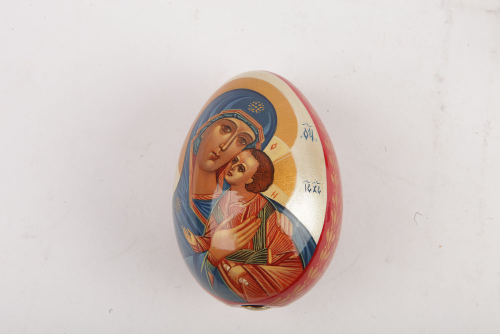 Hand-Painted Russian Orthodox Easter Egg