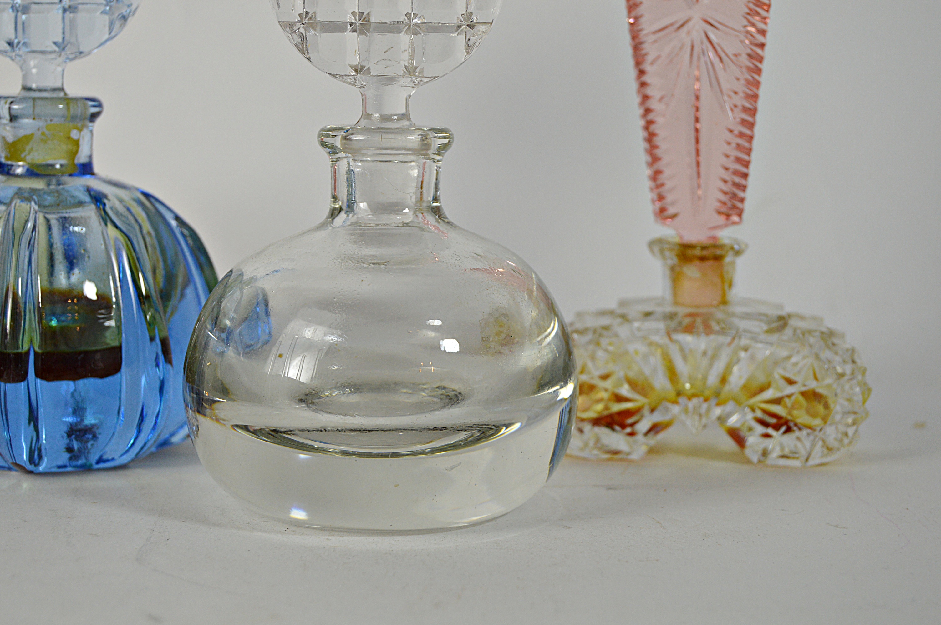 Vintage Art Glass Perfume Bottles