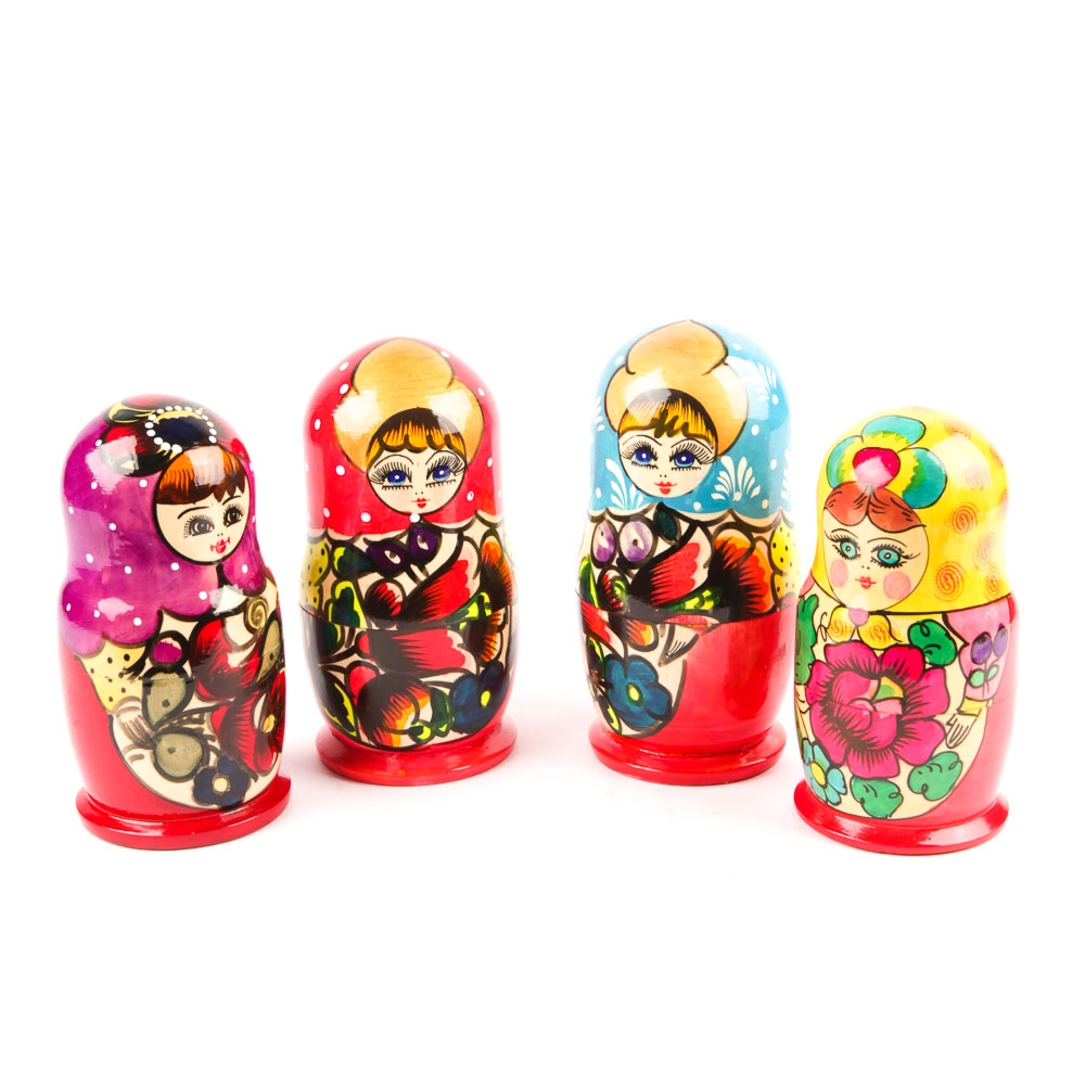 Collection of Russian Matryoshka Dolls