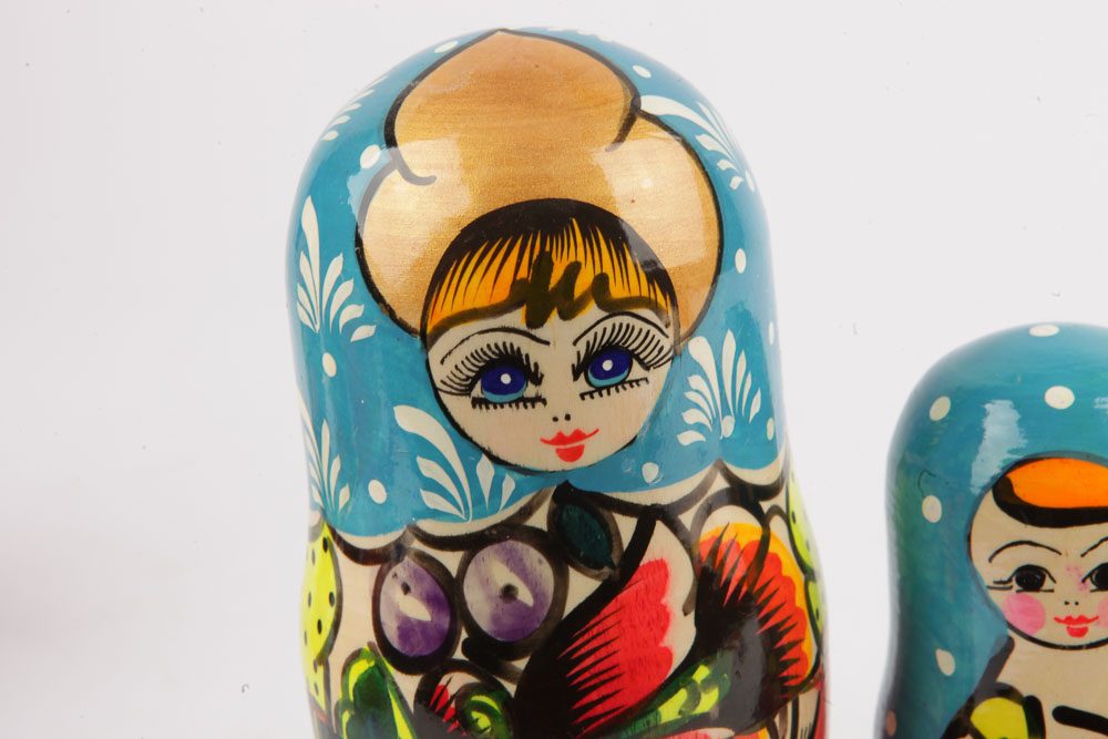 Collection of Russian Matryoshka Dolls
