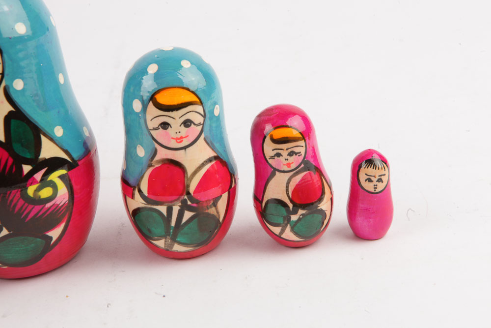 Collection of Russian Matryoshka Dolls
