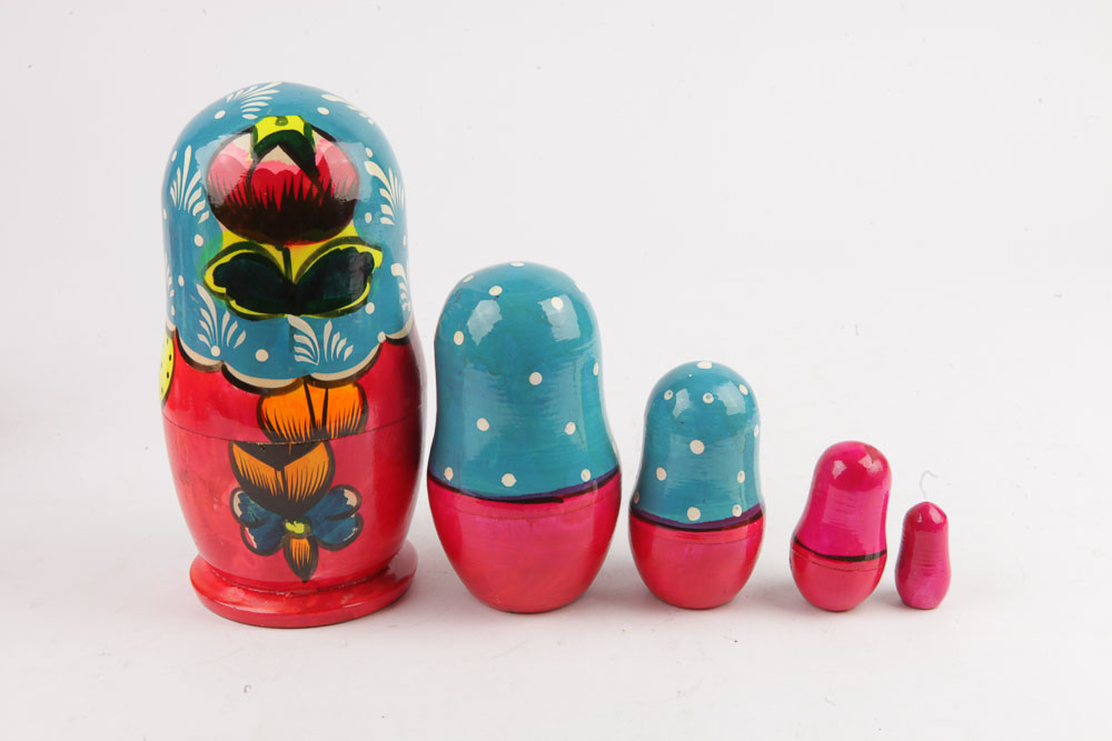 Collection of Russian Matryoshka Dolls
