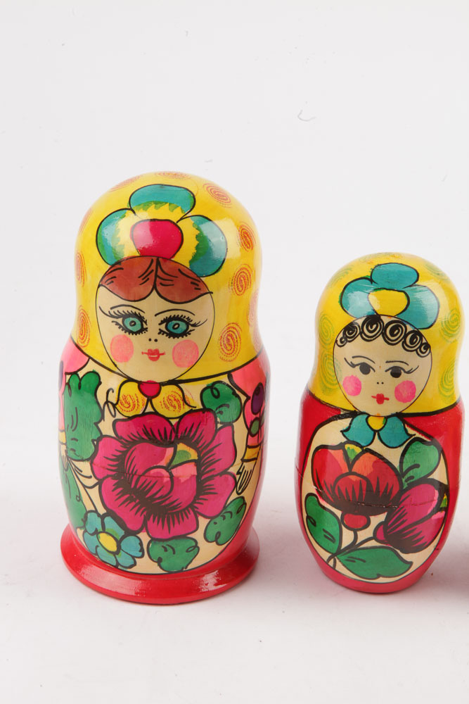 Collection of Russian Matryoshka Dolls