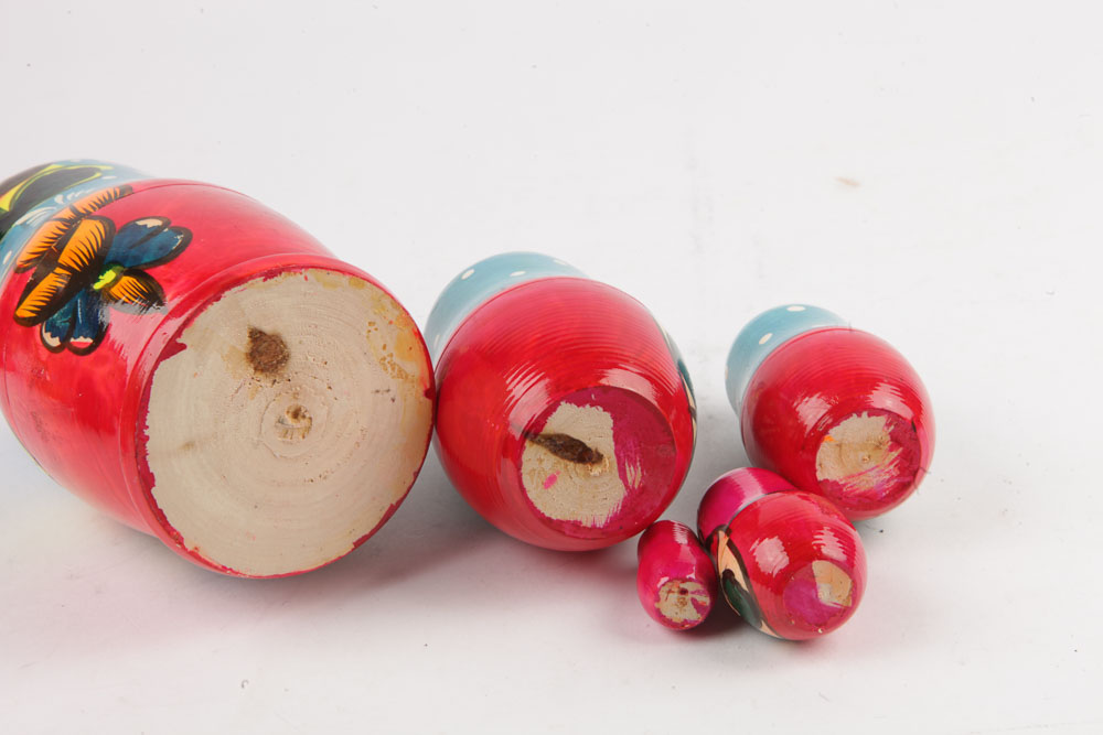 Collection of Russian Matryoshka Dolls