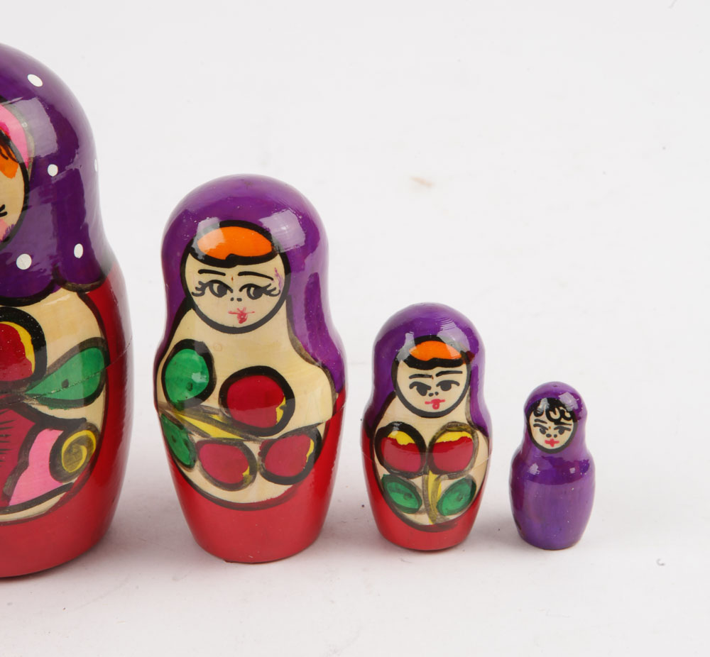 Collection of Russian Matryoshka Dolls
