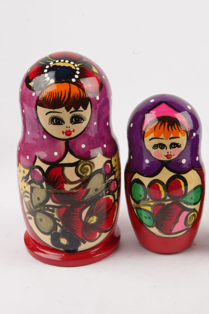 Collection of Russian Matryoshka Dolls