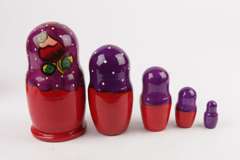 Collection of Russian Matryoshka Dolls