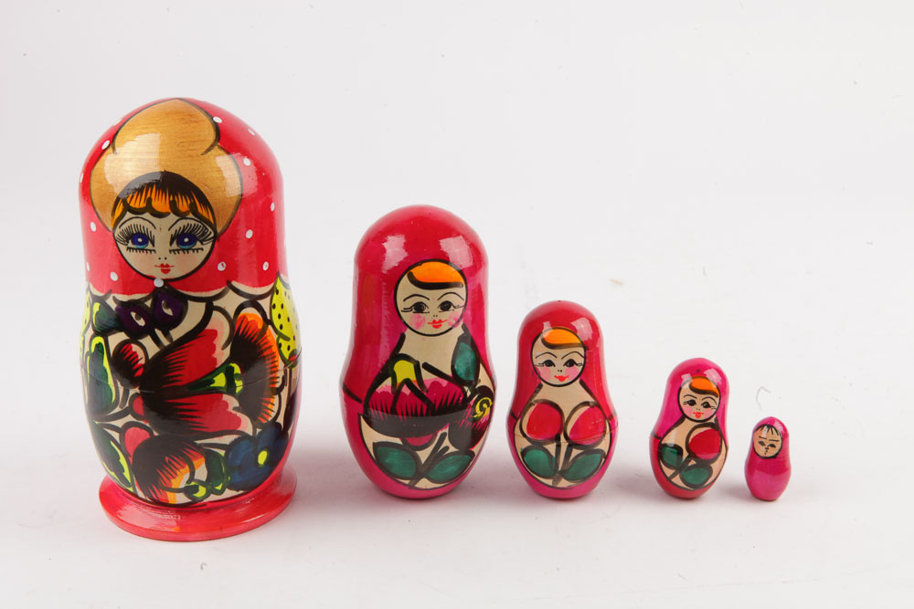Collection of Russian Matryoshka Dolls