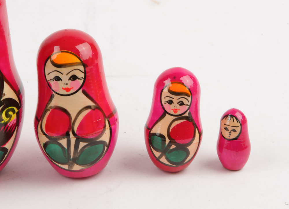 Collection of Russian Matryoshka Dolls