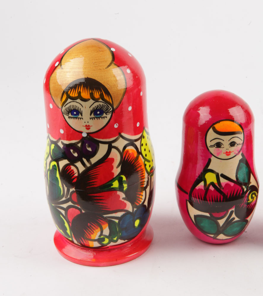 Collection of Russian Matryoshka Dolls