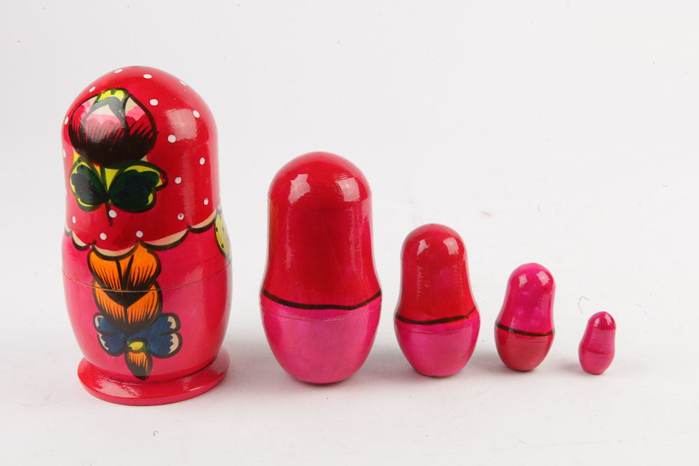 Collection of Russian Matryoshka Dolls