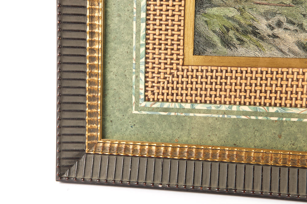 After Gaston Gebblert Hand-Colored Reproduction Print on Paper