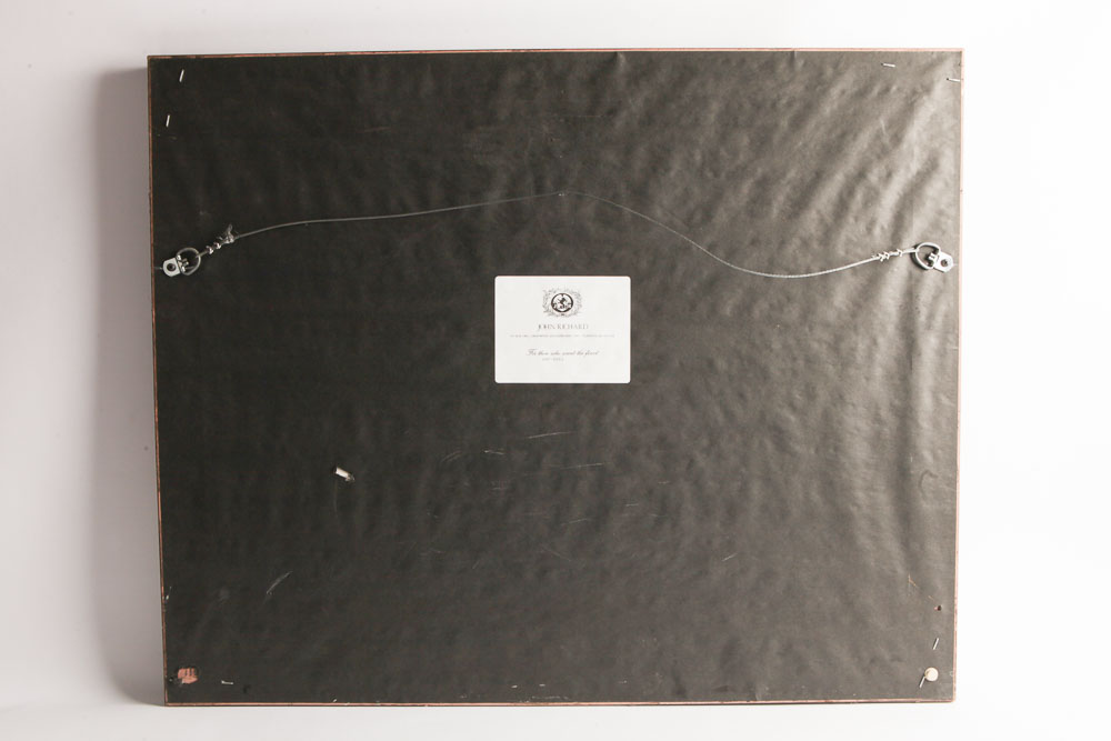 After Gaston Gebblert Hand-Colored Reproduction Print on Paper