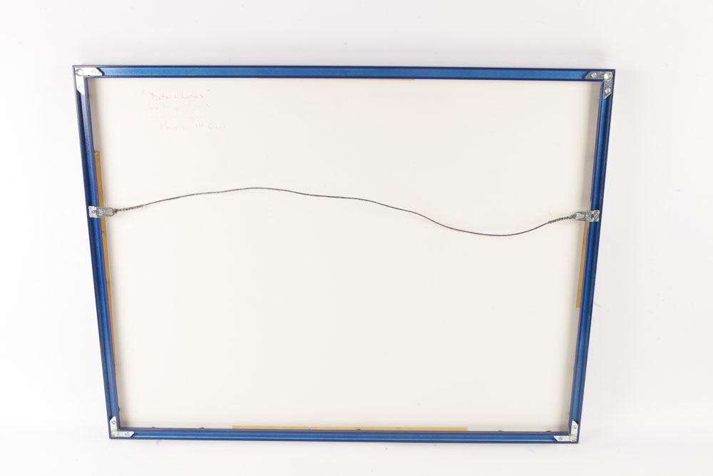 Acrylic Painting on Paper "Dots + Lines"