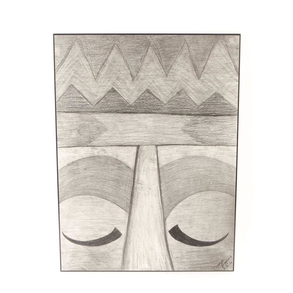 Abstracted Graphite Drawing