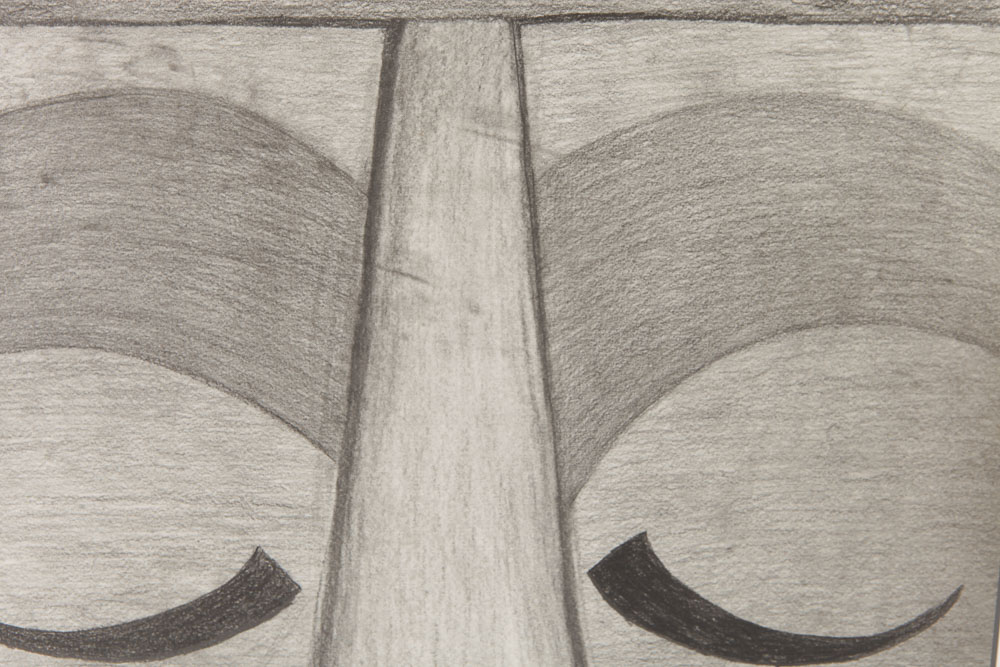 Abstracted Graphite Drawing