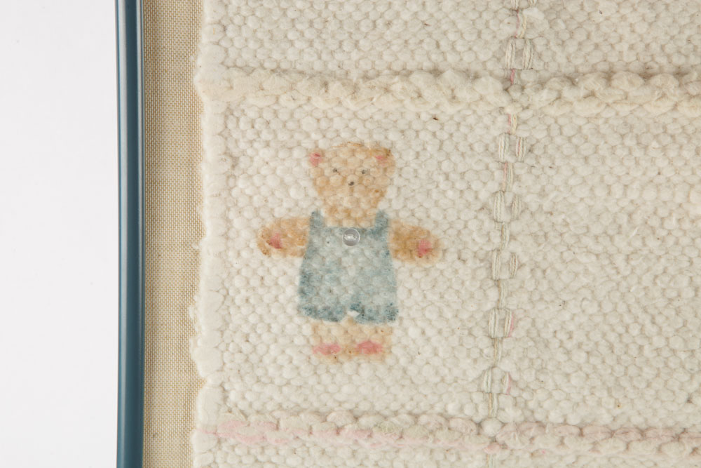 Woven and Stenciled Nursery Tapestry