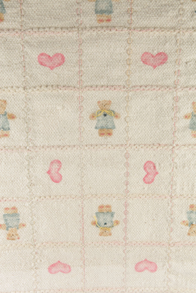 Woven and Stenciled Nursery Tapestry