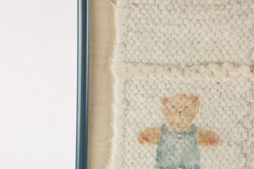 Woven and Stenciled Nursery Tapestry