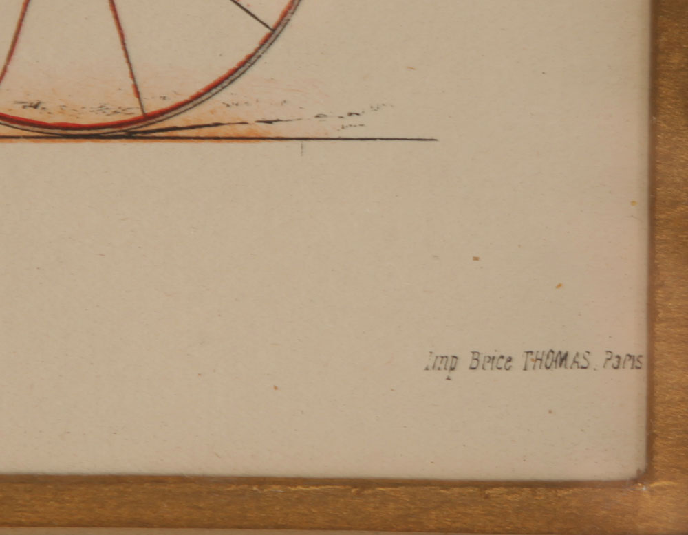 Hand-Colored Stone Lithographs of Coaches