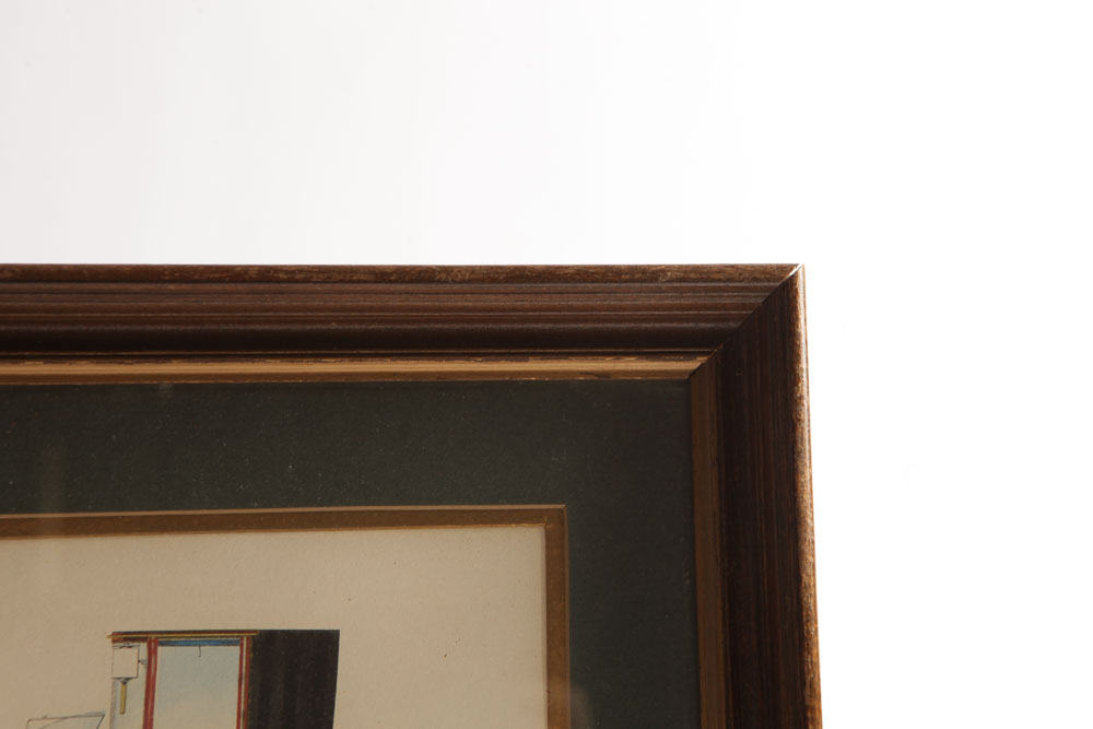 Hand-Colored Stone Lithographs of Coaches