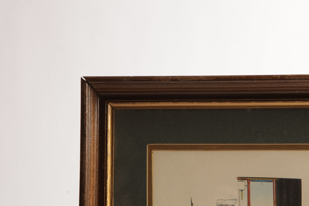 Hand-Colored Stone Lithographs of Coaches