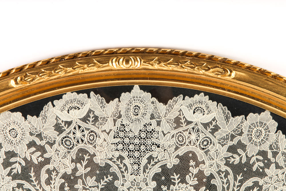 Antique Lace with Rose Motif