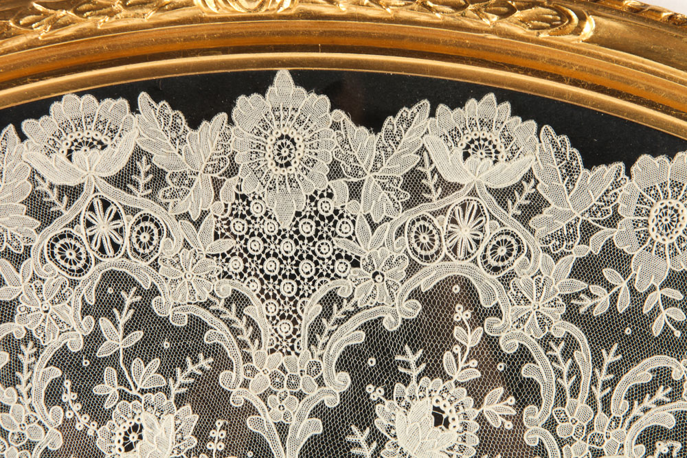 Antique Lace with Rose Motif