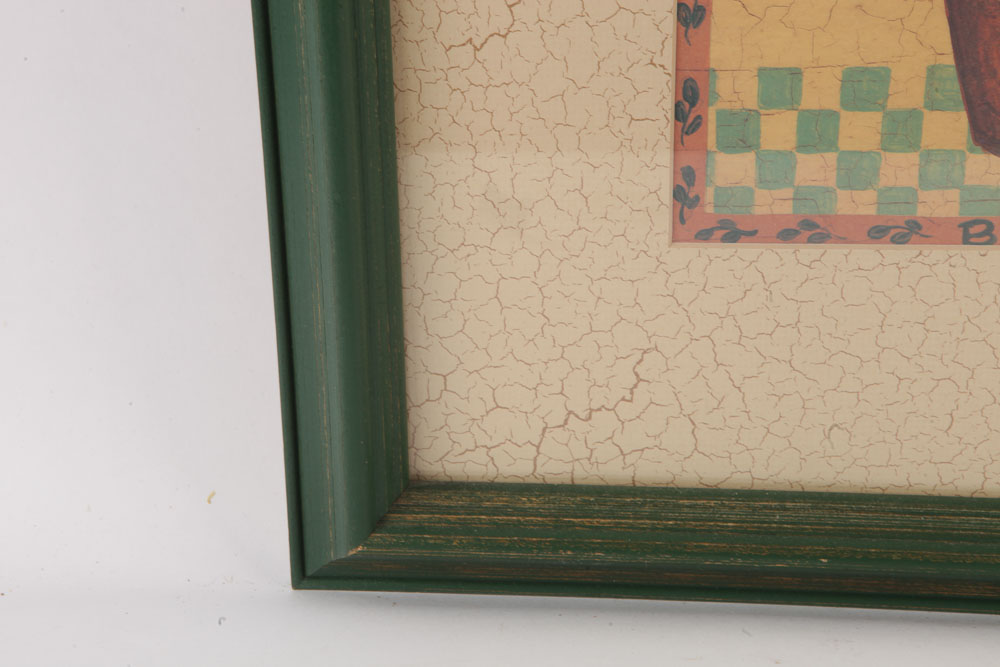 Pair of Plant Themed Offset Lithographs on Paper