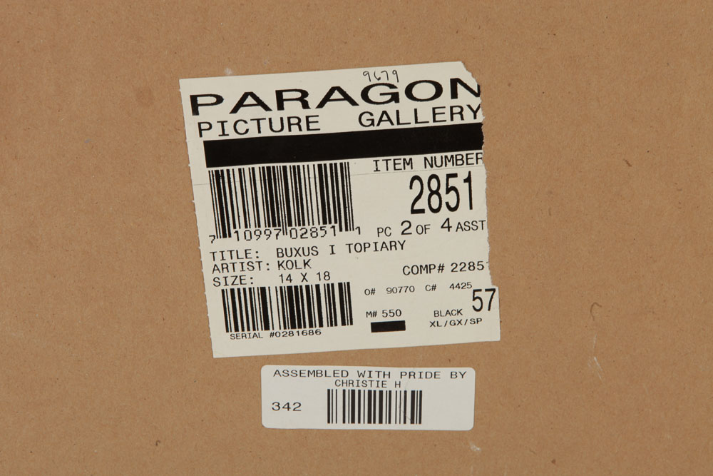 Pair of Plant Themed Offset Lithographs on Paper