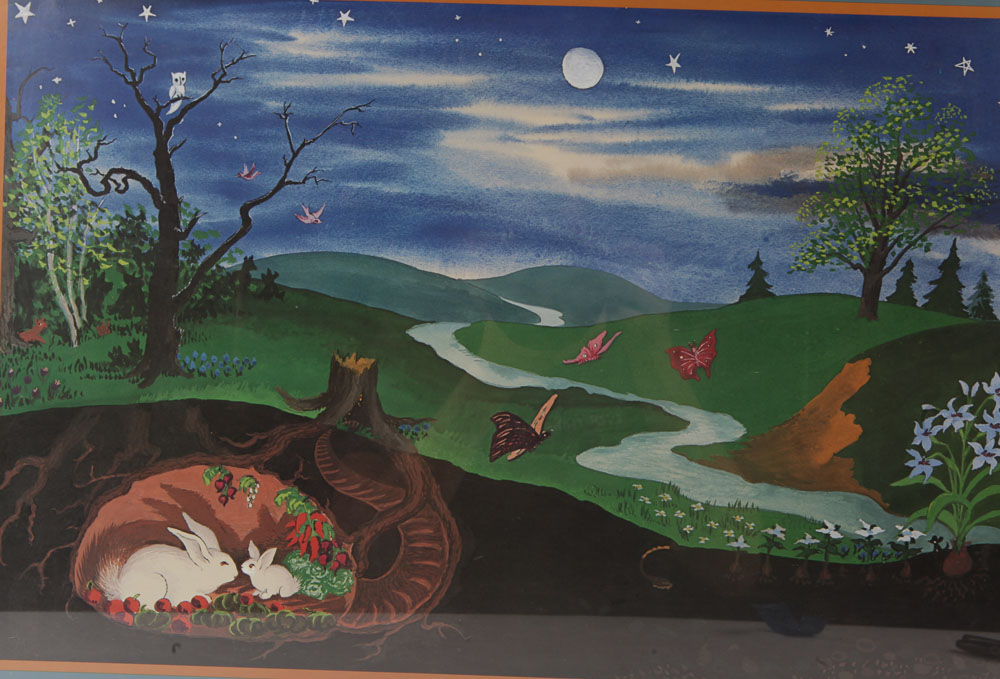 Collection of Offset Lithographs of Children's Book Illustrations